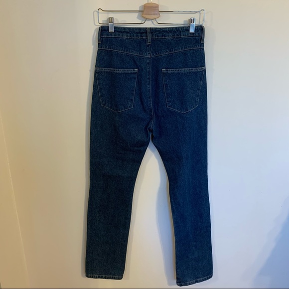 NWT Rotate Birger Christensen Jada Jeans in Dark Blue, Size 40/US8 - Picture 5 of 14